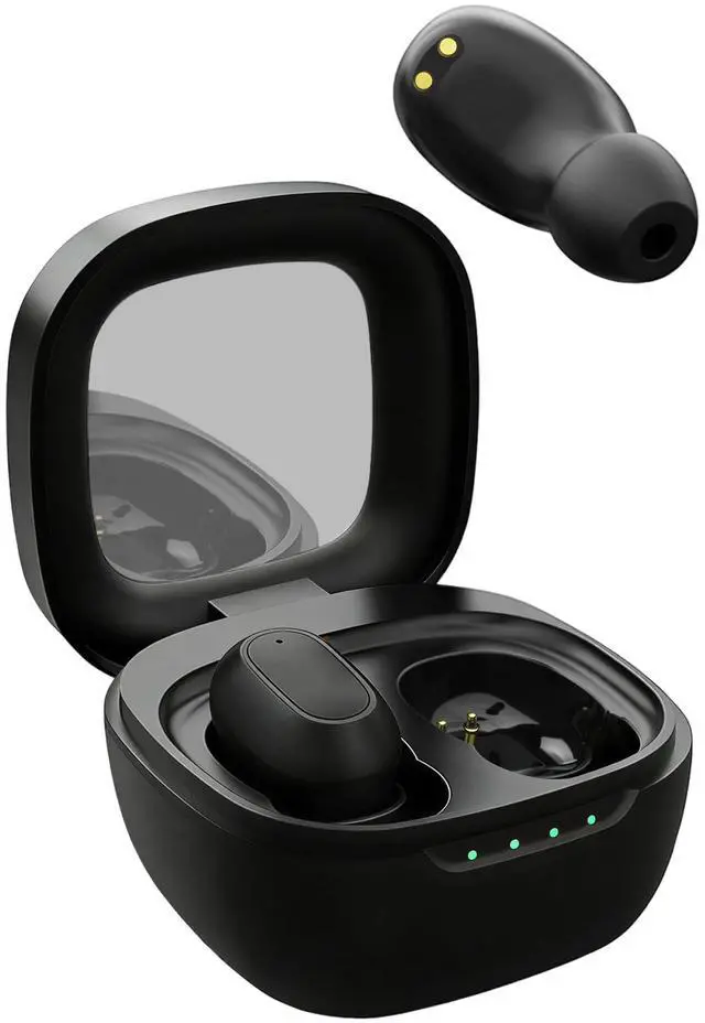 Main image of Wireless Earbuds, Bluetooth 5.3 Headphones with Semi-Transparent Case, 30H Playback LED Power Display, IP54 Waterproof in-Ear Ear buds Built in Mics, Clear Calls Earphones for Sports Workout, Black