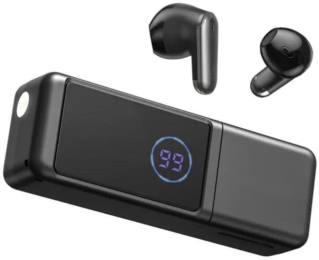Main image of MS120 3-in-1 Wireless Earbuds, Bluetooth 6.0 Headphones with 3-Mode Tactical Flashlight, HiFi Stereo Sport Earphones with AI Noise Canceling Mic for Outdoor Hiking Camping, 70H Playtime