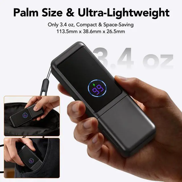 Alt view image 3 of 7 - MS120 3-in-1 Wireless Earbuds, Bluetooth 6.0 Headphones with 3-Mode Tactical Flashlight, HiFi Stereo Sport Earphones with AI Noise Canceling Mic for Outdoor Hiking Camping, 70H Playtime
