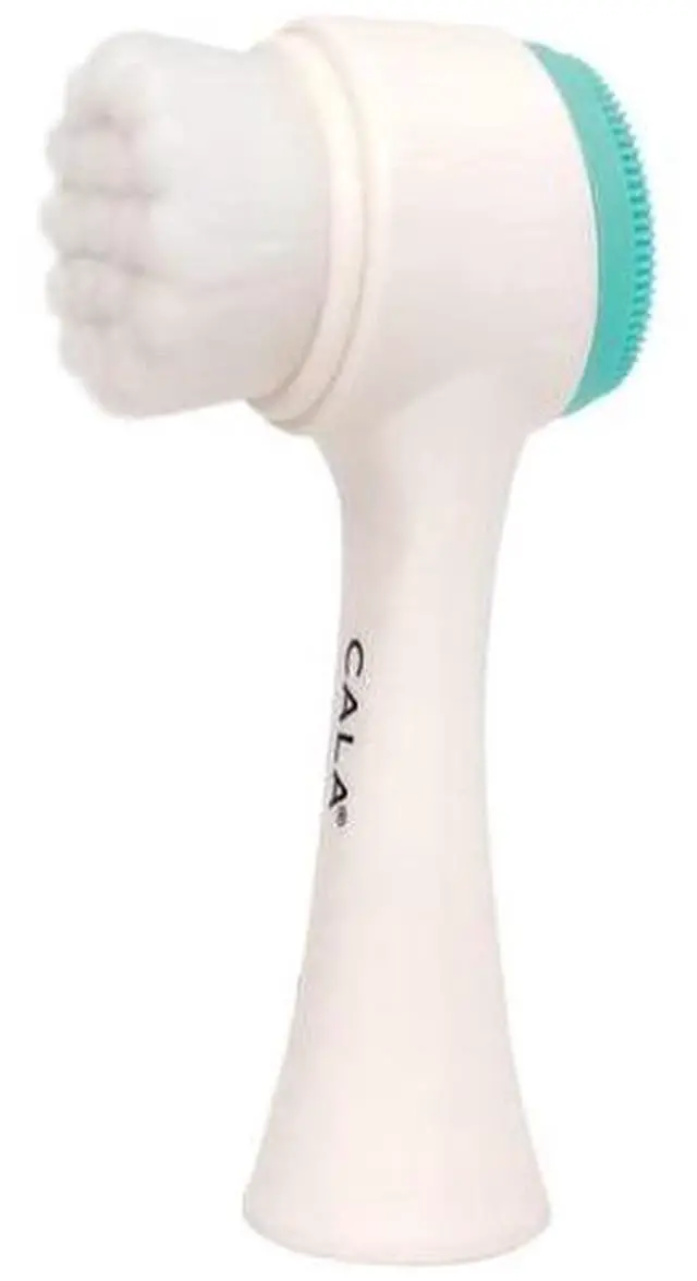 Main image of Dual-Action Facial Cleansing Brush (Mint), Superfine Soft Bristles Deep Clean Pores, Removes Oil, Dirt, Makeup + Sunscreen, Water-Resistant for Shower Use, All Skin Types