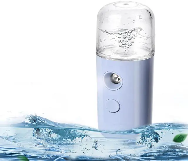 Main image of Nano Mist Sprayer, Handy Facial Mister with Fine Mist, Mini Face HumidifierPortable Face Mister for Lash Extension, Barbers,Daily Make Up,Salon,Cool Down Nano Face Mister with 1OZ/30ML Water Tank Blue