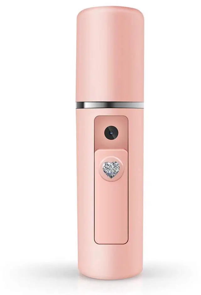 Main image of Nano Facial Mister Moisturizing Atomization Humidifier Cool Mist Facial Steamer Handy Mist Sprayer Moisturizing & Hydrating for Skin Care, Makeup, Eyelash Extensions (Pink)