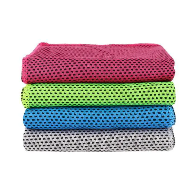 Alt view image 3 of 7 - Cooling Towel 4-Pack, Quick Dry Fabric for Gym Sports Workout | 40*12 Inch, Breathable Sport Towel, Lightweight Portable, Wet And Wring To Activate, For Running Yoga Hiking Fishing