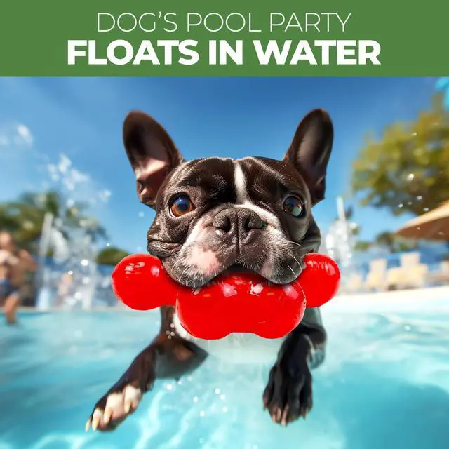 Alt view image 5 of 6 - Play Strong Trident Bone - Durable TPR Long Lasting Dog Chew for Aggressive Chewers, Hole for Treats, Virtually Indestructible Toy for Large Dogs & Puppies up to 90lbs - 6 inch