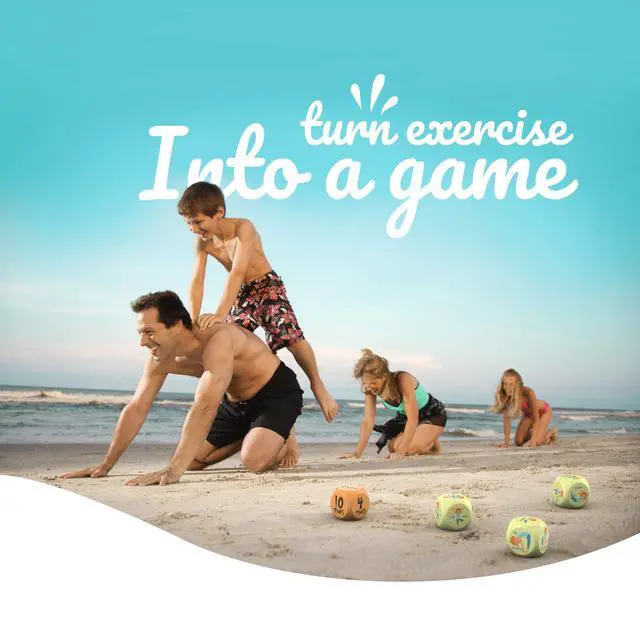 Alt view image 5 of 7 - Exercise Dice for Kids, Fun Foam Workout Dice, Fitness Game - 1 Pack | 2.75" Each, 6 Sided PE Equipment for Elementary Classroom, Ages 3-12, Indoor Recess & Family Activity, Birthday Gift Idea