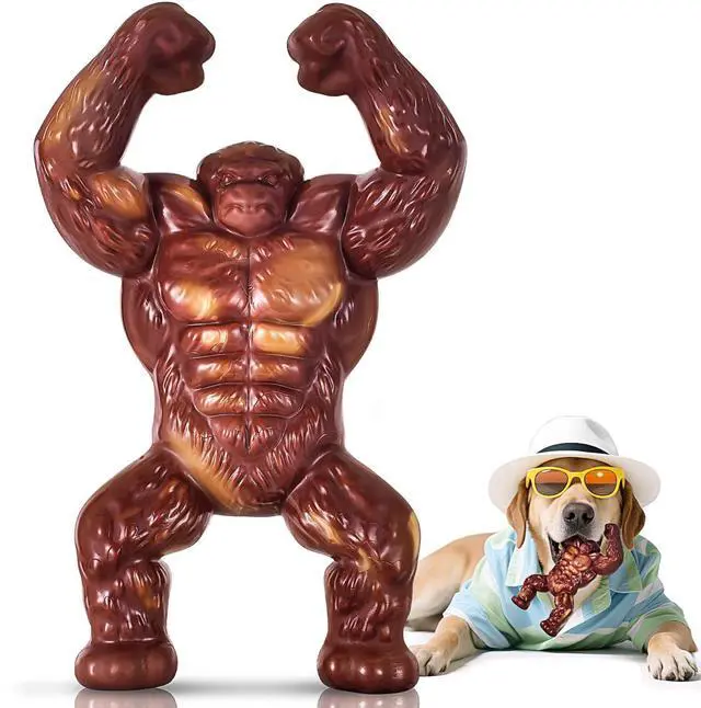 Main image of Indestructible Dog Toys for Aggressive Chewers, Extreme Tough Toys for Large Dogs, Real Beef Flavored, Dog Bone for Medium/Large Dogs Breed, Gifts for Dogs