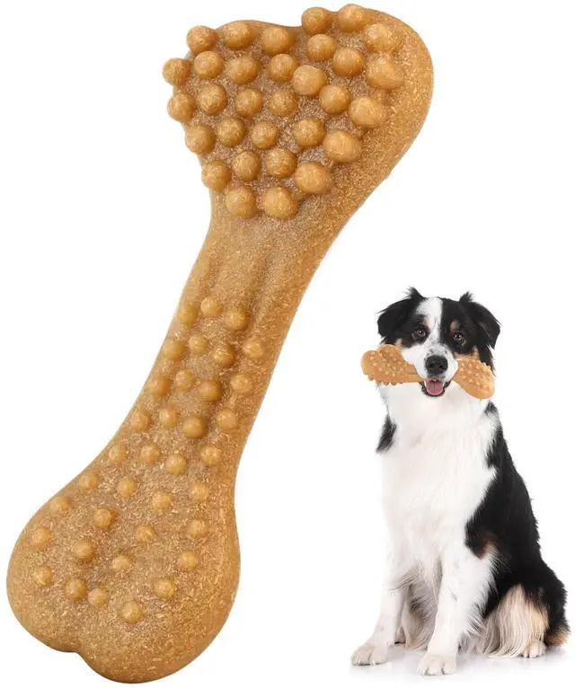 Main image of Durable Dog Chew Toy for Aggressive Chewers, Tough Dental Toy for Teeth Cleaning, Boredom & Anxiety Relief, Long-Lasting Toy for All Dog Sizes & Teething Puppies, Keep Them Busy