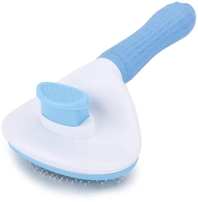 Main image of Self Cleaning Slicker Brush, Dog Cat Bunny Pet Grooming Shedding Brush - Easy to Remove Loose Undercoat, Pet Massaging Tool Suitable for Pets with Long or Short Hair