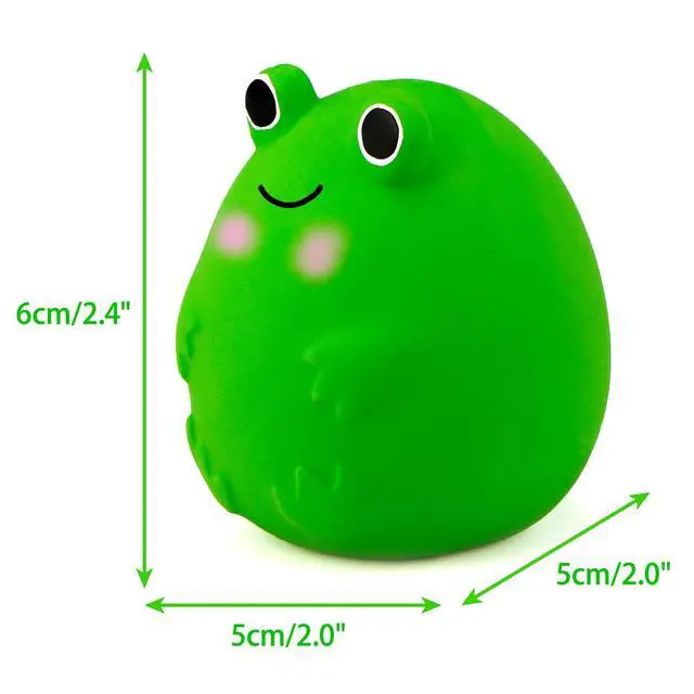 Alt view image 4 of 7 - 4PCS 2.4" Squeak Latex Puppy Toy Funny Animal Sets for Small Dog | Assorted Color Pet Interactive Play, Squeaky Fetch Toys,Soft Bouncy,Lightweight Indoor & Outdoor Plays