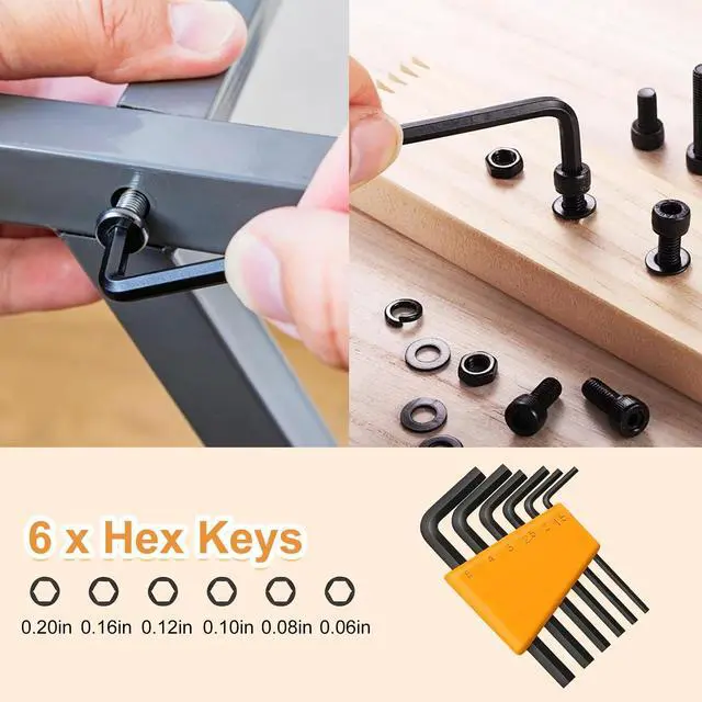 Alt view image 3 of 6 - 24 Pcs Basic Home Tool Kit, Compact Hand Tools with Storage Case | Portable household repair set for dorms, offices and first homes with steel tools, non-slip grips and fitted case