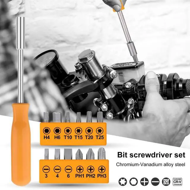 Alt view image 6 of 6 - 24 Pcs Basic Home Tool Kit, Compact Hand Tools with Storage Case | Portable household repair set for dorms, offices and first homes with steel tools, non-slip grips and fitted case