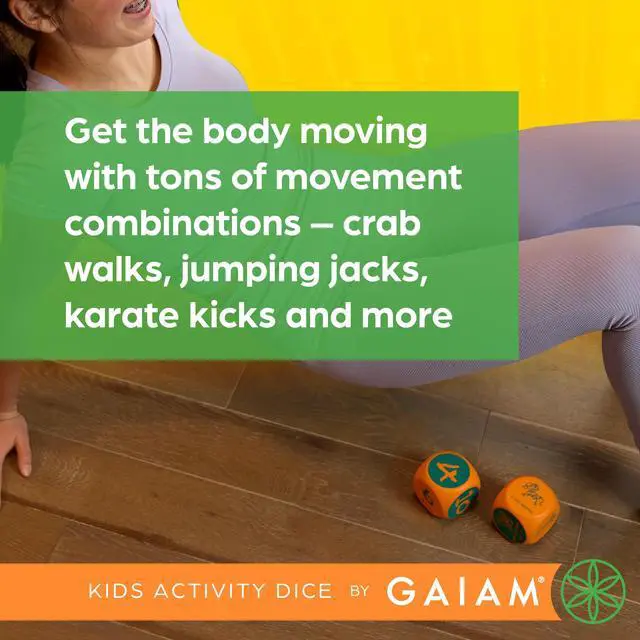 Alt view image 4 of 6 - Kids Activity Fitness Dice, Fun Classroom Game | EVA Foam | Lightweight | Balance, Alignment & Flexibility