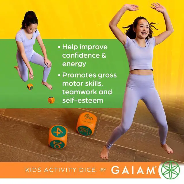 Alt view image 3 of 6 - Kids Activity Fitness Dice, Fun Classroom Game | EVA Foam | Lightweight | Balance, Alignment & Flexibility