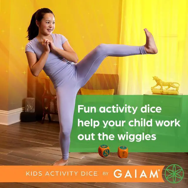 Alt view image 6 of 6 - Kids Activity Fitness Dice, Fun Classroom Game | EVA Foam | Lightweight | Balance, Alignment & Flexibility