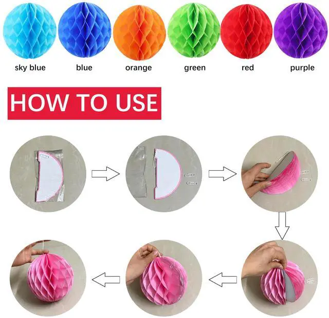 Alt view image 3 of 7 - Happy Birthday Decorations For Women Men,Birthday Backdrop,Banner Balloons,Table Cloth,Paper pom poms Party Supplies for Girls Boys (Colorful)