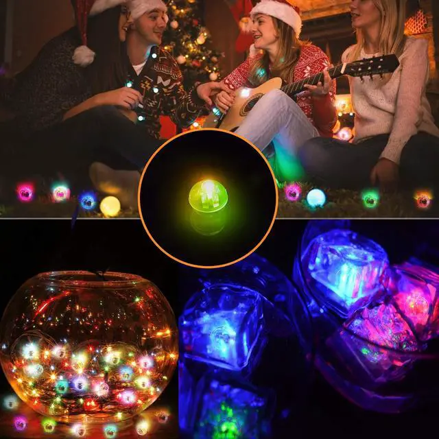 Alt view image 4 of 7 - 100pcs Balloon Lights, Long Standby Time Mini Ball Light, Round LED Multicolor Twinkling Ball Lamp for Paper Lantern Balloon Party Wedding, Birthday and Festival Christmas Decorative Lights