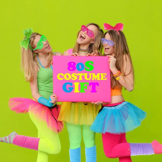 Alt view image 7 of 7 - 80s 90s Party Favors Birthday Supplies, Hip Hop Theme Gift Neon Earrings Glasses Gloves Necklace Slap Bracelet Neon Hair Scrunchies 80s 90s Party Decorations