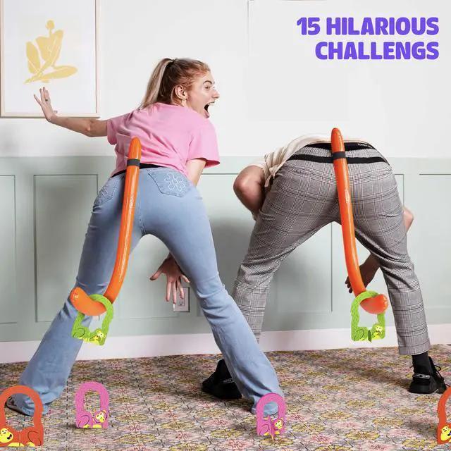 Alt view image 5 of 5 - Its Bananas The Hilarious Monkey Tail Party Game for Adults & Families | Funny Indoor & Outdoor Game for Bachelorette Parties, Summer Parties, BBQs, Birthdays & Game Nights