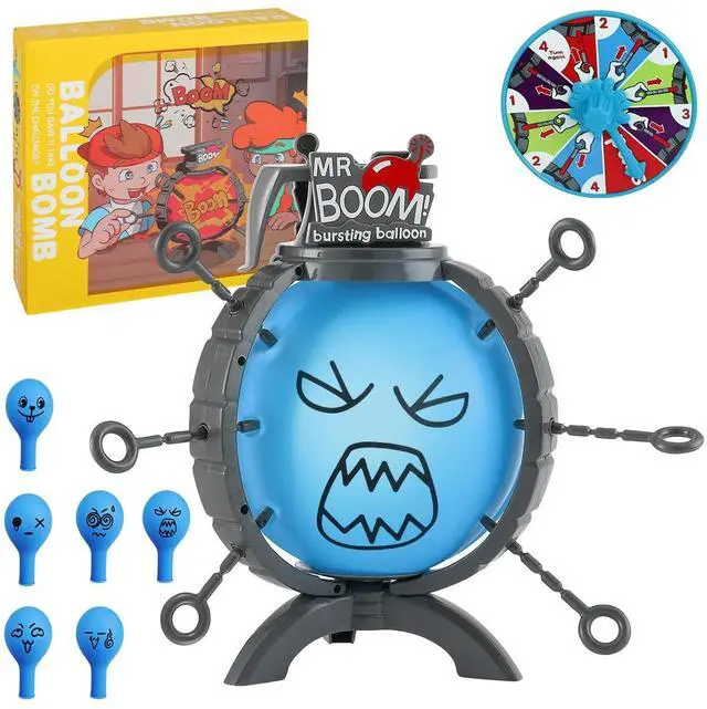 Main image of Balloon Blast Party Game Set for Kids and Family, Interactive Balloon Popping Board Activity, Tabletop Party Play for Family Night, Birthday Gift Ages 4+