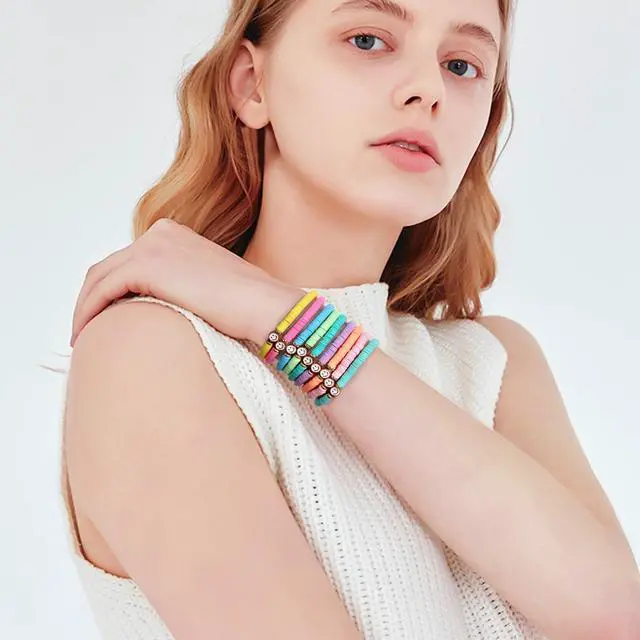 Alt view image 5 of 7 - Party Favors for Kids Ages 8-12, Colorful Preppy Friendship Bracelet Set for Girls, Birthday Goodie Bags and Classroom Prizes