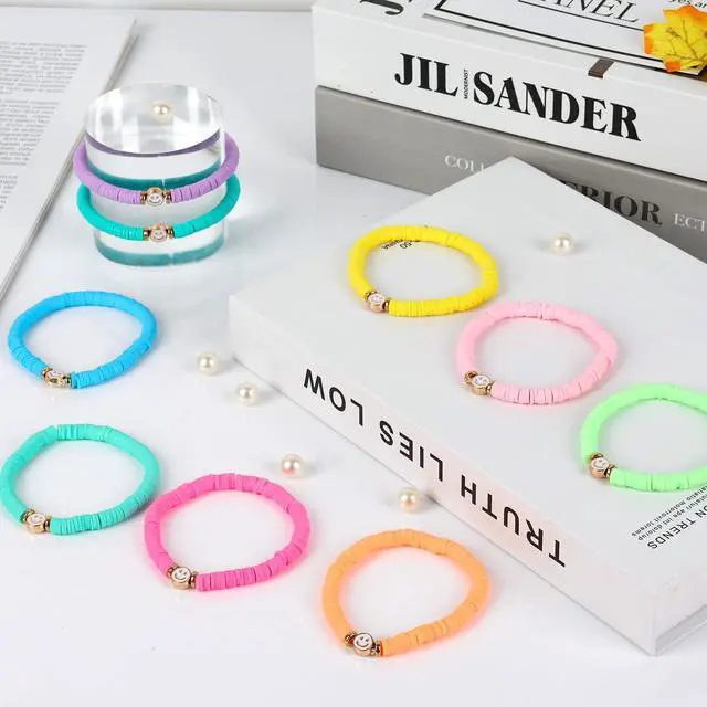 Alt view image 7 of 7 - Party Favors for Kids Ages 8-12, Colorful Preppy Friendship Bracelet Set for Girls, Birthday Goodie Bags and Classroom Prizes