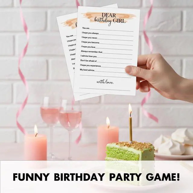Alt view image 5 of 6 - Birthday Party Games for Adults, 25 Card Interactive Group Game Set for Milestone Celebrations - A01