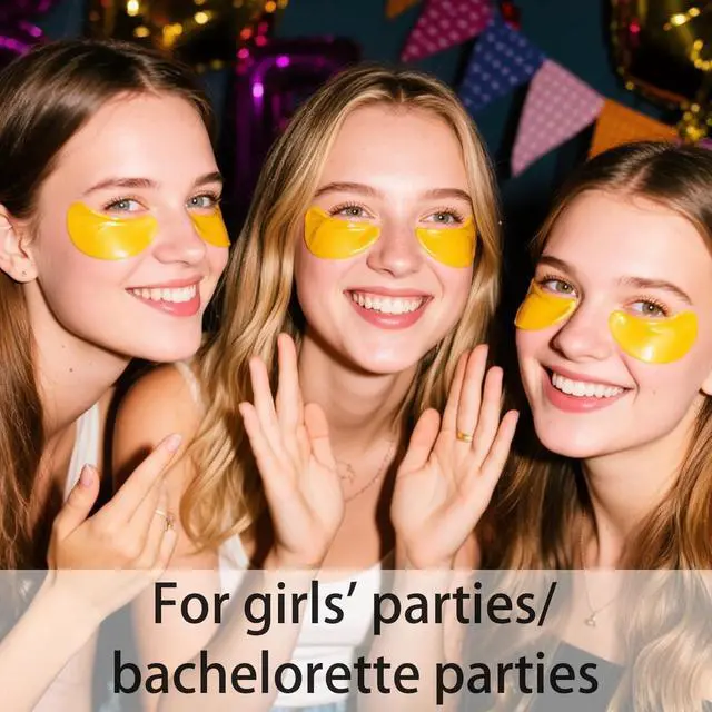 Alt view image 7 of 7 - 30 Pairs Lip Mask & Eye Mask, Bachelorette Party Favors, Bridesmaid Gifts | Bachelorette Party Accessories, Bridal Shower Gifts, Eye Patches for Puffy Eyes and Dark Circles, Hangover Kit, Bulk Gifts