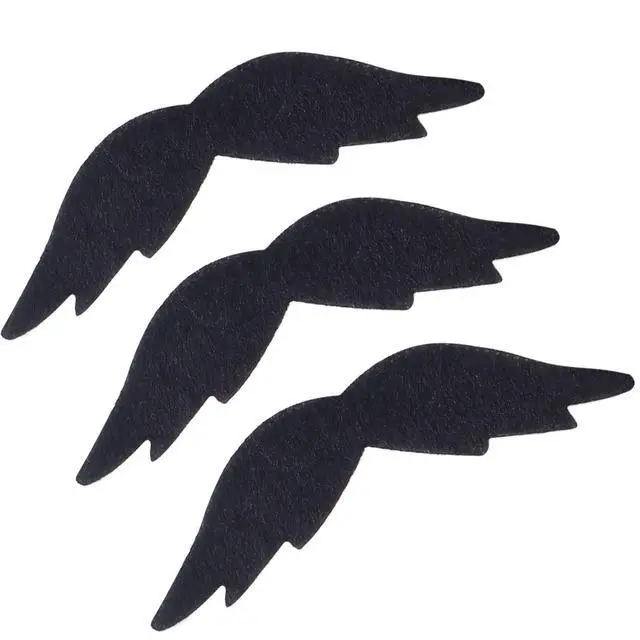 Alt view image 3 of 6 - 48 Pcs Fake Mustaches Self Adhesive Stickers for Halloween Party | Novelty Moustache, French Pirate Detective, Men Women Beard Costume, Masquerade Photo Booth Props, Christmas Mexican Fiesta