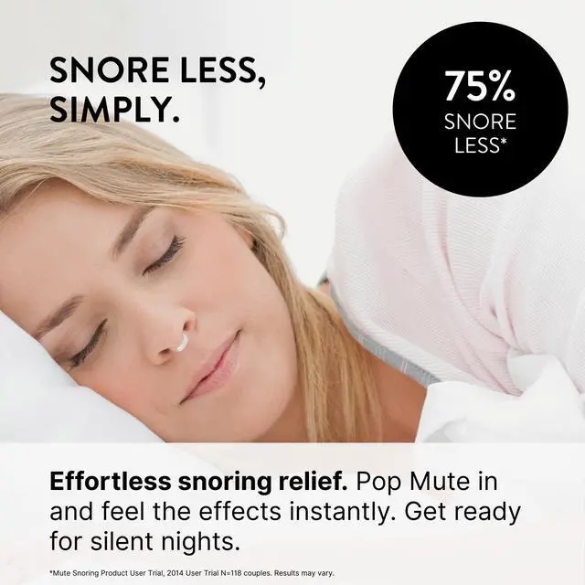 Alt view image 3 of 7 - Mute Nasal Dilators for Sleep, Snoring Solution, Starter, 3 Sizes | 75% Snore Less, Nasal Strip Alternative, Internal Nasal Dilator, Anti Snoring Device, 38% More Air, Drug-Free, Medical-Grade
