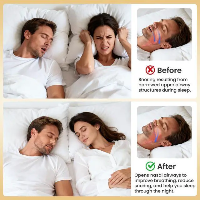 Alt view image 4 of 7 - Nasal Strips 100 Count, New Upgraded Softer & Stronger for Snoring Relief, Nose Strips for Breathing, Anti Snoring Devices for Sleep & Sports, Help Relieve Nasal Congestion, Deeper Sleep
