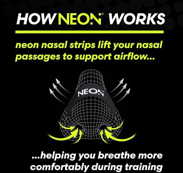Alt view image 3 of 7 - Nasal Strips (60 Count) Black Nose Strips for Breathing Opens Nasal Passages to Improve Airflow for Exercise & Sleep Sweat & Oil Resistant for Athletes