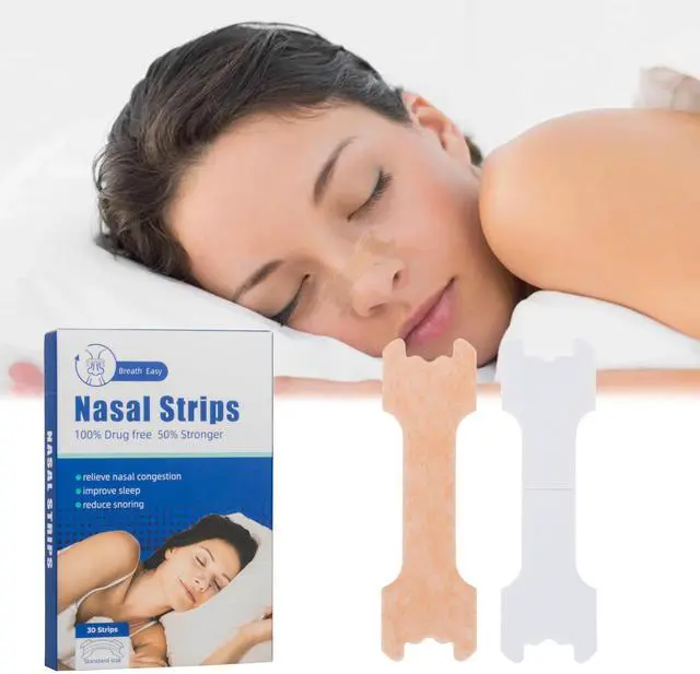 Main image of Anti-Snoring Devices Nasal-Strips for Breathing Nasal Congestion Relieve (30 Count)