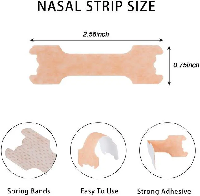 Alt view image 2 of 6 - Anti-Snoring Devices Nasal-Strips for Breathing Nasal Congestion Relieve (30 Count)