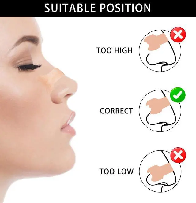 Alt view image 3 of 6 - Anti-Snoring Devices Nasal-Strips for Breathing Nasal Congestion Relieve (30 Count)