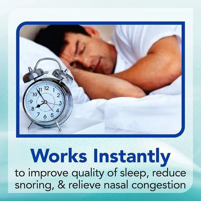 Alt view image 2 of 7 - Nasal Breathing Strips, Clear Medium 30 ct | Works Instantly, Nasal Congestion Relief, Stops Snoring, Cold & Allergy