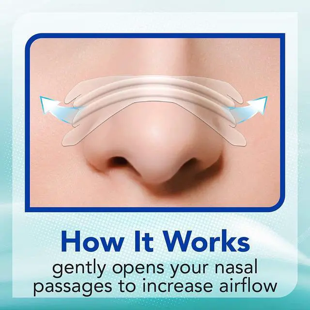 Alt view image 3 of 7 - Nasal Breathing Strips, Clear Medium 30 ct | Works Instantly, Nasal Congestion Relief, Stops Snoring, Cold & Allergy