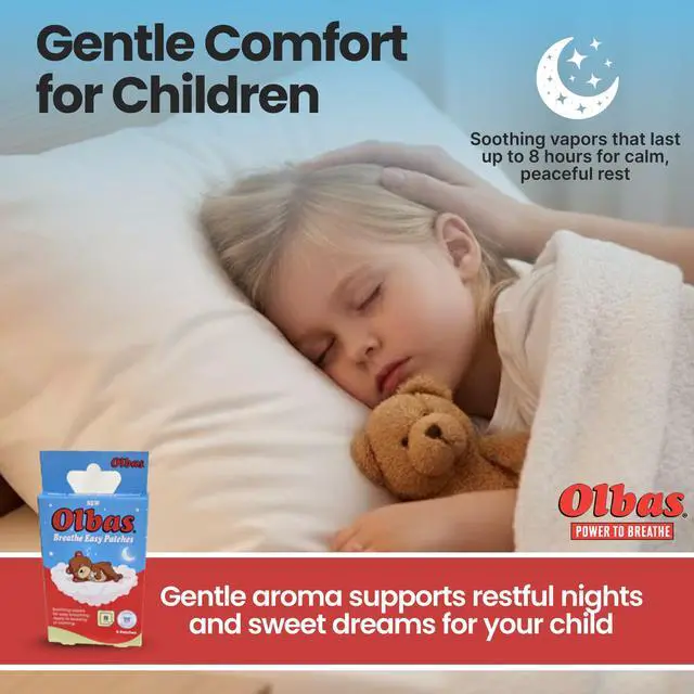 Alt view image 3 of 7 - Breathe Easy Patches, Natural Sinus and Nasal Relief for Kids Ages 3+ | Eucalyptus Infused, Non-Drowsy Long Lasting Soothing Vapor Patches (1 Pack 6 Patches)