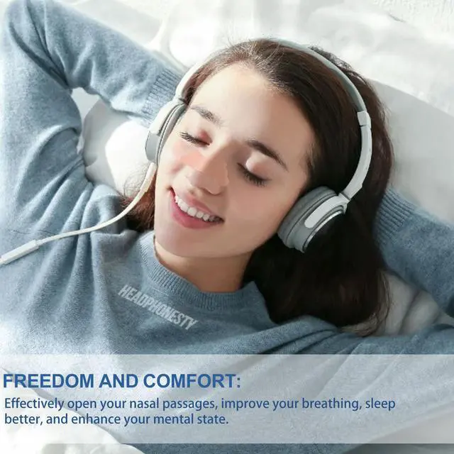 Alt view image 3 of 7 - 100Pcs Nasal Strips for Snoring, Extra Strength Nose Strips Breathing, Nose Tape for Sports and Sleep, Anti Snoring Strips Help Stop Snoring and Nasal Congestion Relief