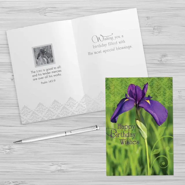 Alt view image 5 of 7 - Faithfully Yours Assorted Cards 24 Pack | Biblical Scripture Verse, Faith Based Sentiment, Boxed Card Set, Matching Envelopes