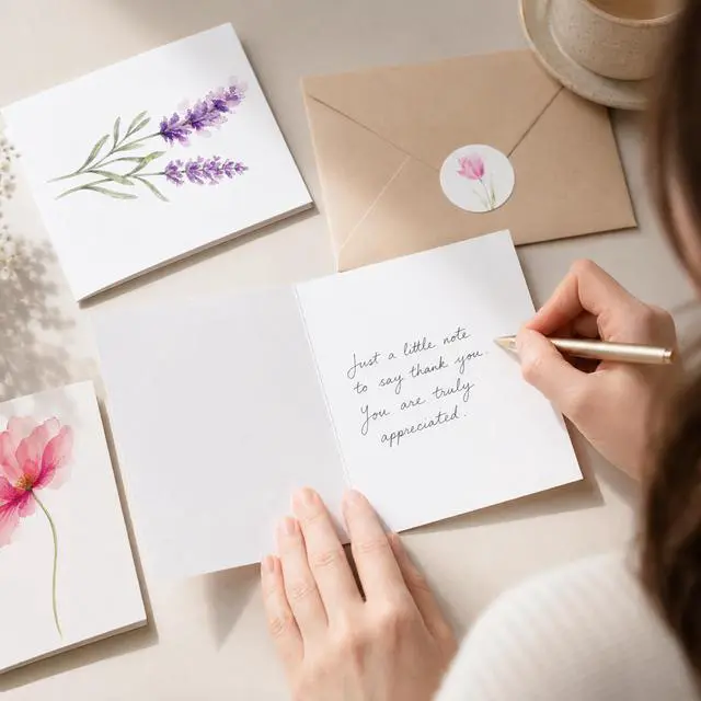 Alt view image 2 of 7 - Blank Cards with Envelopes, Watercolor Flower 50 Pack 3.5x5 inches | 10 Assortment Floral Designs, Greeting Note Perfect Stationary Set For All Occasions