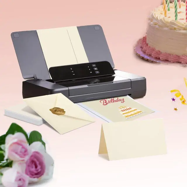 Alt view image 6 of 6 - 30 PACK Cream Blank Cards and Envelopes 4x6 Inch, Note Greeting Cards, Folded Ivory Cardstock and Envelopes Self Seal for Wedding, Invitations, DIY Greeting Cardstock, Thank You Cards & All Occasion
