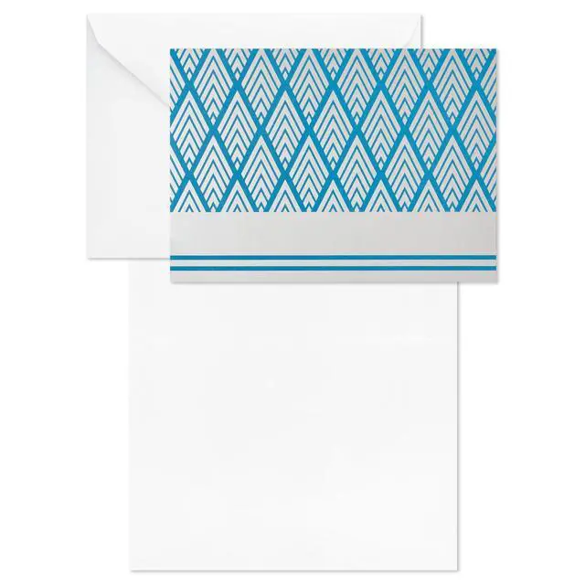 Alt view image 5 of 7 - Blank Cards with Envelopes, Assorted 40-Pack (Geometric Silver)
