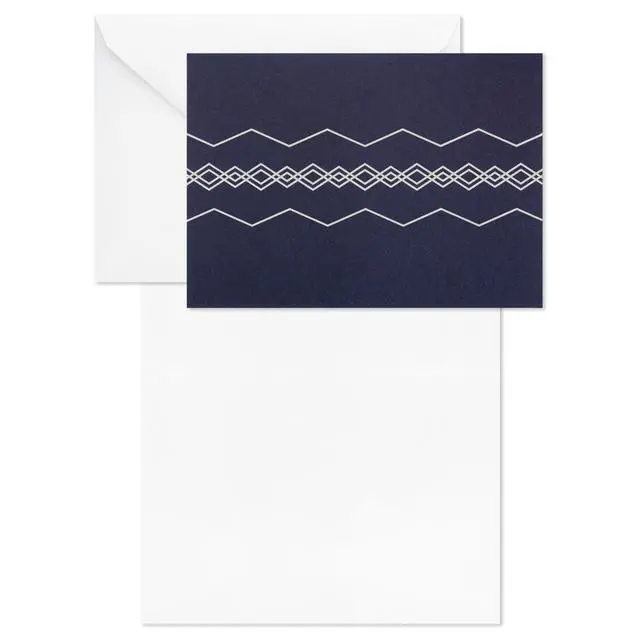Alt view image 6 of 7 - Blank Cards with Envelopes, Assorted 40-Pack (Geometric Silver)