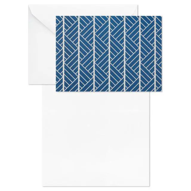 Alt view image 7 of 7 - Blank Cards with Envelopes, Assorted 40-Pack (Geometric Silver)