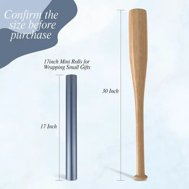 Alt view image 3 of 7 - Blue Wrapping Paper Roll 17 In X 33 Ft Gray Blue Birthday Gift Wrap | Matte Solid Color Wrapping Paper with Pearly for Men DIY Crafts Baby Shower Boy Weddings Birthdays