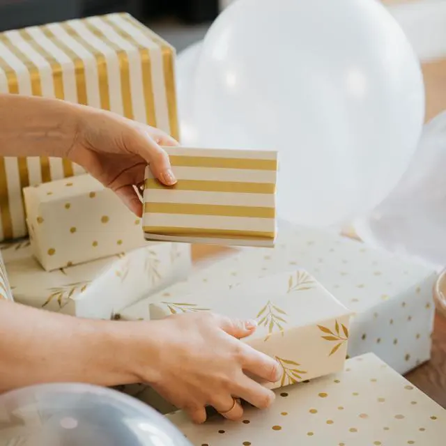 Alt view image 6 of 7 - Beautiful Gift Wrapping Paper Rolls for All Occasions - Set of 3 | Quality 17 X 120 in Rolls for Wedding, Birthday, Baby Shower and Christmas - Add a Touch of Magic to Every Gift You Wrap