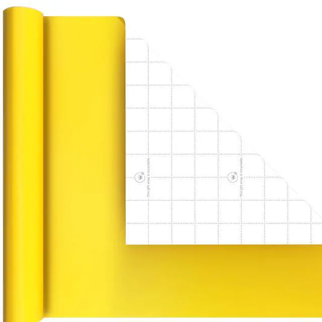 Alt view image 6 of 7 - Image Arts Birthday Wrapping Paper Mini Rolls, 3-Pack (Red, Yellow, Blue) | 3-Pack for Graduations, Father's Day, Baby Showers, Any Occasion. Grid Lines for Cutting, Recyclable, 27 Sq Ft