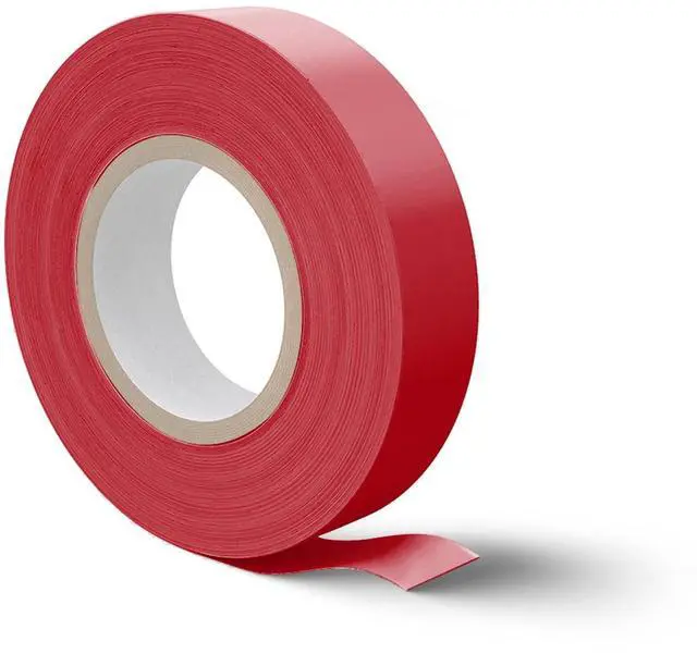Main image of Flame Retardant Red Electrical Tape; 3/4 Inch * 66 Feet; PVC Electric Tape for Under 600V Electric, Repair, Home Outdoor Indoor Wire Insulation, 5 to 221 (1, Red)