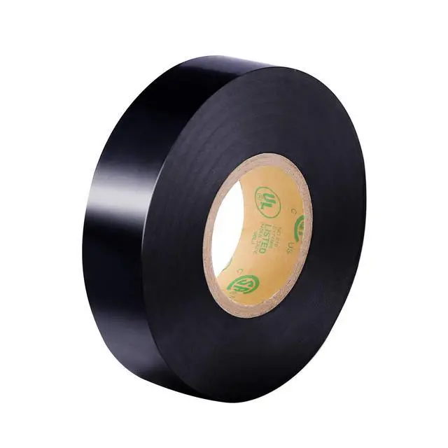 Alt view image 3 of 7 - 10-Pack Black Electrical Tape Waterproof, 3/4 in x 66ft, Industrial Grade UL/CSA Listed High Temp Electrical Tape Electric Super Vinyl