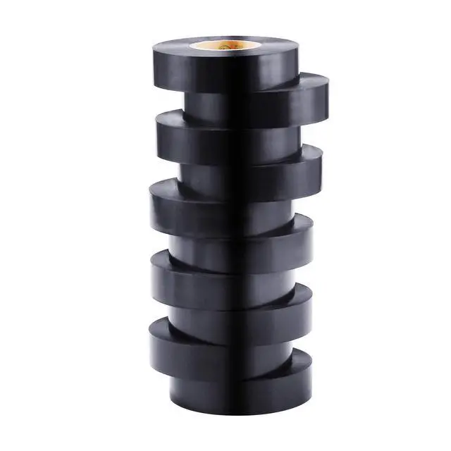 Alt view image 6 of 7 - 10-Pack Black Electrical Tape Waterproof, 3/4 in x 66ft, Industrial Grade UL/CSA Listed High Temp Electrical Tape Electric Super Vinyl